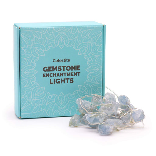 Gemstone Enchantment Lights - Celestite - Something Different Gift Shop