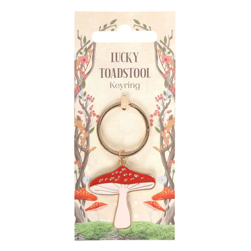 Keyring - Lucky Toadstool - Something Different Gift Shop