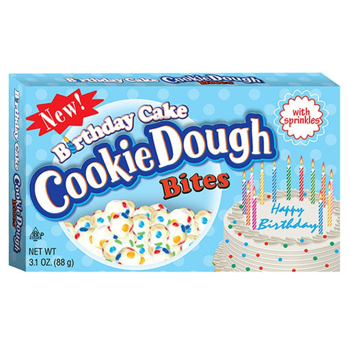 Cookie Dough Bites Theatre Box - Birthday Cake 88g - Something Different Gift Shop