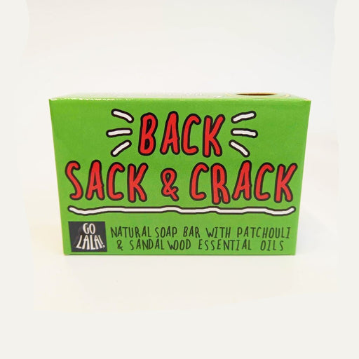 Go La La Back, Sack & Crack Soap Bar 95g - Something Different Gift Shop