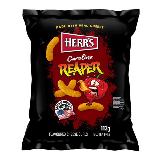 Herr's Carolina Reaper Cheese Curls - 113g - Something Different Gift Shop