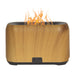 LED Ultrasonic Diffuser - Flame Effect Light Wood - Something Different Gift Shop