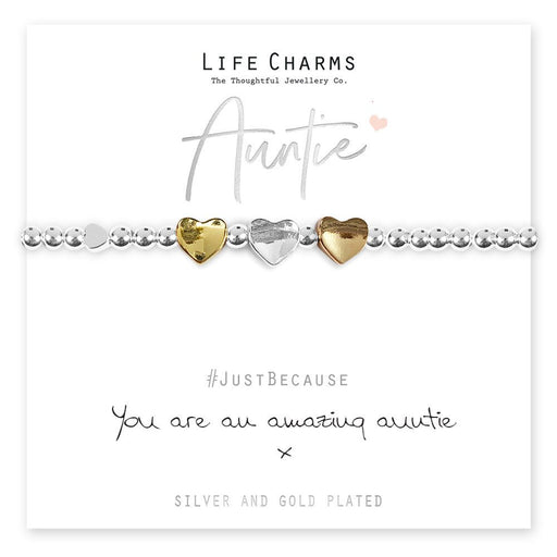 Life Charms Just Because Bracelet - Amazing Aunty - Something Different Gift Shop