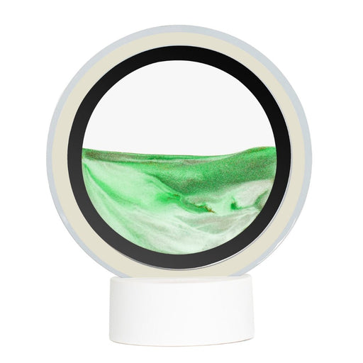 Moodscape Mirrored Ring Sand Picture - Green - Something Different Gift Shop