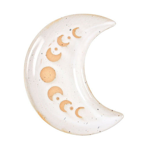 Moon Phase Crescent Ceramic Trinket Tray - Something Different Gift Shop