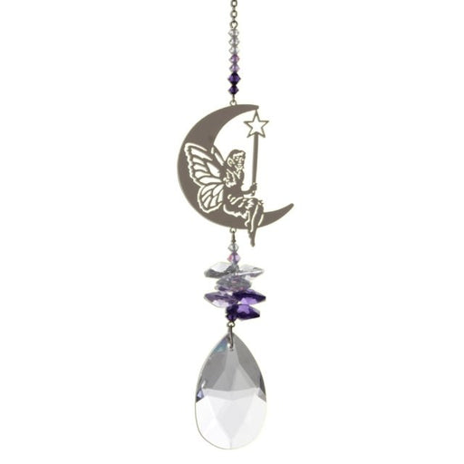 Wild Things Crystal Fantasy Large - Fairy with Wand Purple - Something Different Gift Shop