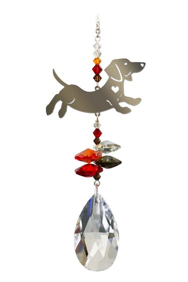 Wild Things Crystal Fantasy Small - Dachshund Russet Red - Something Different Gift Shop