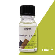 10ml Fragrance Oil - Lemon & Lime - Something Different Gift Shop