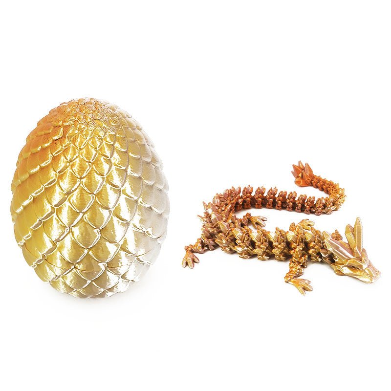 3D Printed Dragon Fidget Toy - Gold, Silver & Bronze - Something Different Gift Shop