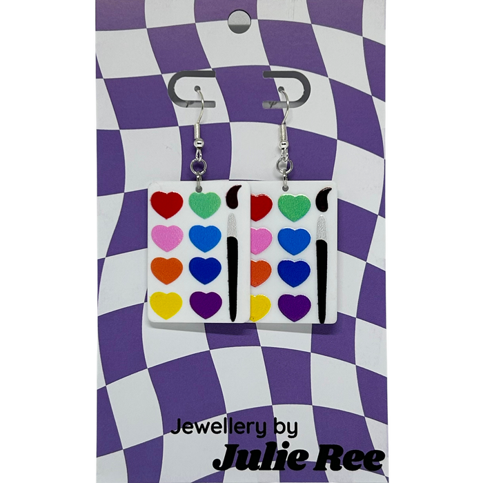 Julie Ree Earrings - Paint Palette