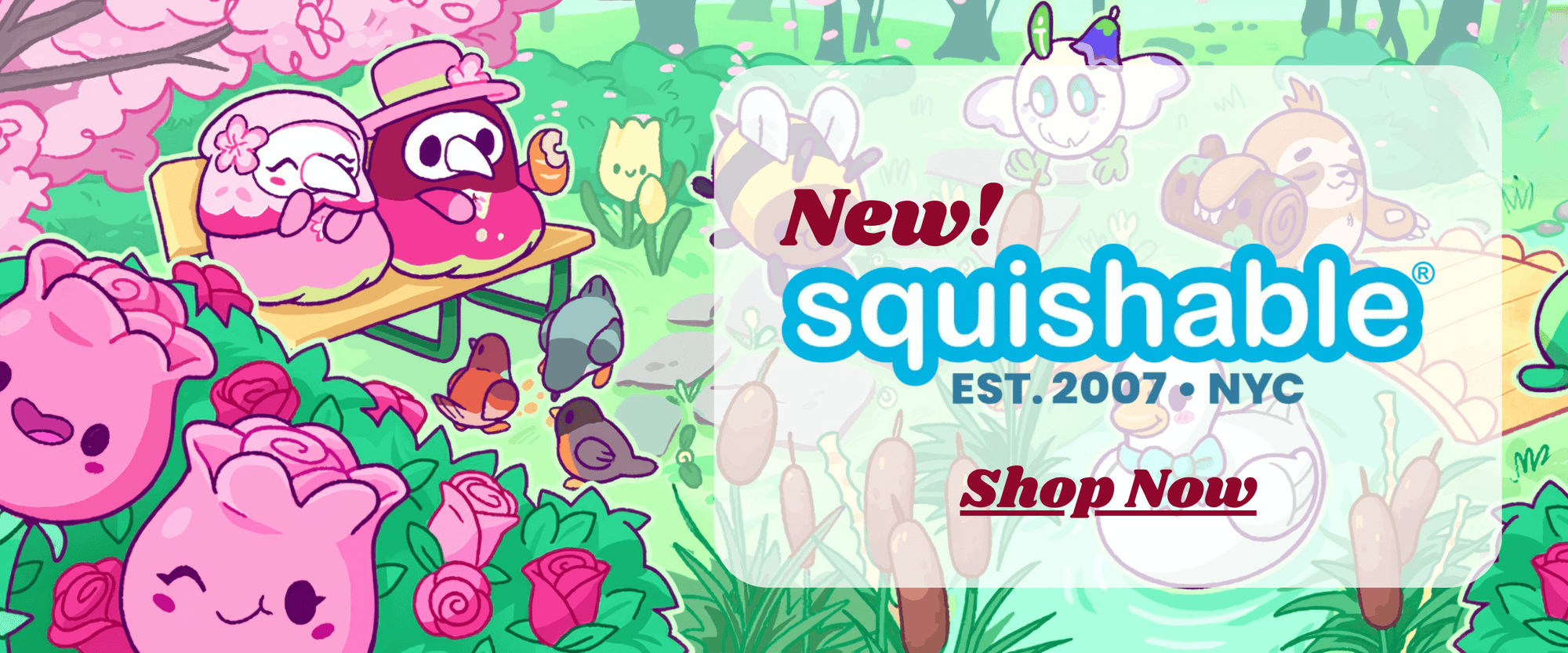 Squishable Home Page Banner New April 2026