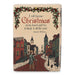 Back of A Christmas Carol ceramic book vase with Dickens quote and Victorian street artwork