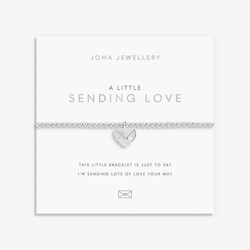Joma Sending Love bracelet on sentiment card