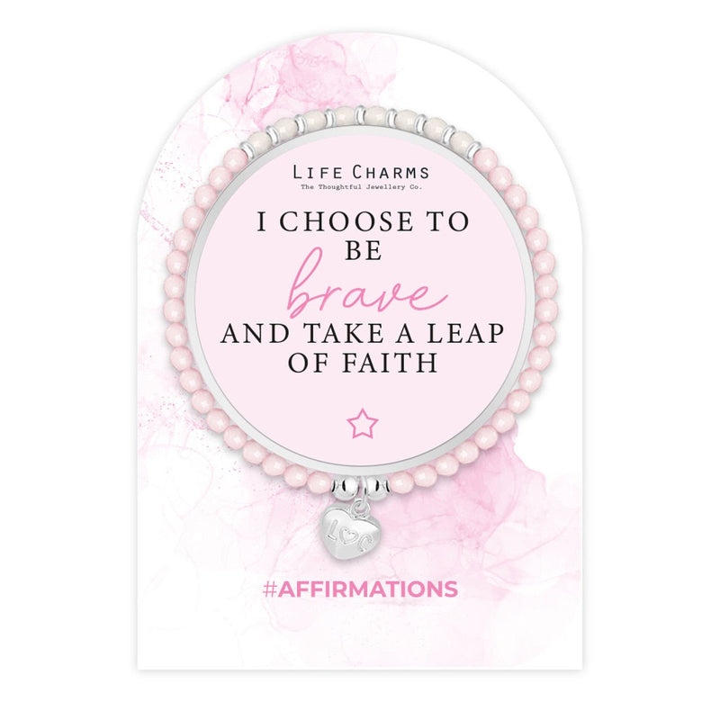 Affirmation Bracelet - Be Brave - Something Different Gift Shop