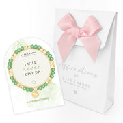 Affirmation Bracelet - Never Give Up - Something Different Gift Shop