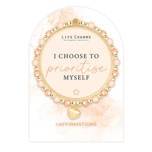 Affirmation Bracelet - Prioritise Myself - Something Different Gift Shop