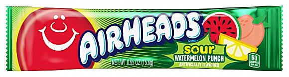 Airheads Bar Sour Watermelon Punch 16g - Something Different Gift Shop
