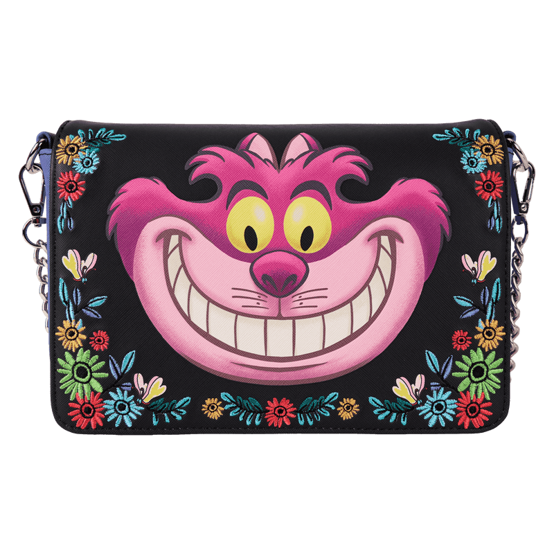 Alice in Wonderland Cheshire Cat Tulgey Wood Crossbody Bag - Something Different Gift Shop