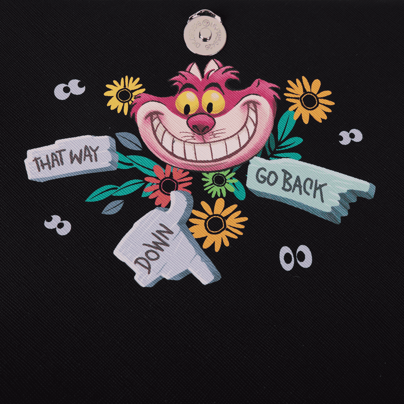 Alice in Wonderland Cheshire Cat Tulgey Wood Crossbody Bag - Something Different Gift Shop