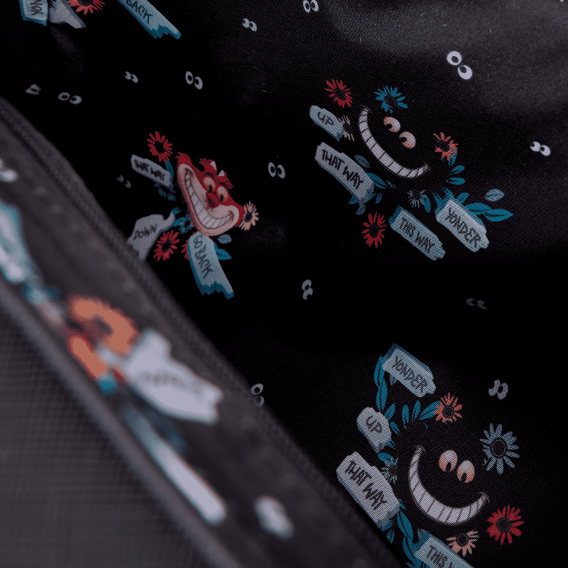 Alice in Wonderland Cheshire Cat Tulgey Wood Crossbody Bag - Something Different Gift Shop
