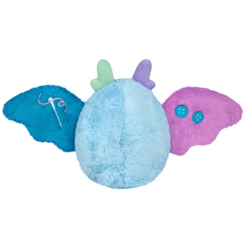 Squishable Alter Egos Quilted Mothman plush rear view with wings open