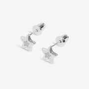 “Angled close‑up showing depth and pavé detail on star studs”
