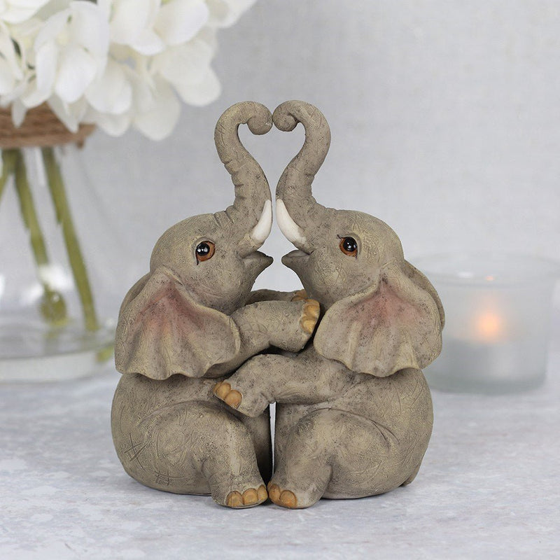 Animal Ornament - Elephant Embrace - Something Different Gift Shop