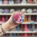 Aphrodite wax melt pot with pink goddess label
