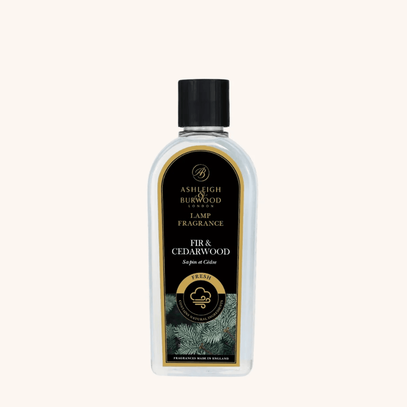 Ashleigh & Burwood Fir & Cedarwood Lamp Fragrance 500ml bottle