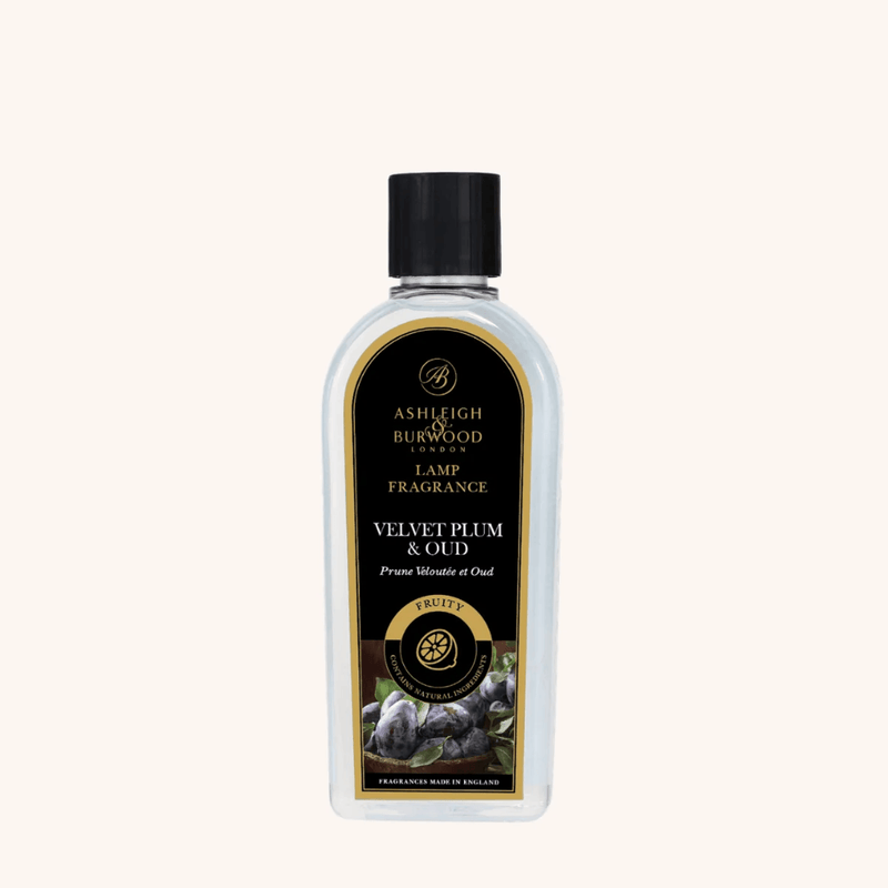 Ashleigh & Burwood Velvet Plum & Oud Lamp Fragrance 500ml bottle