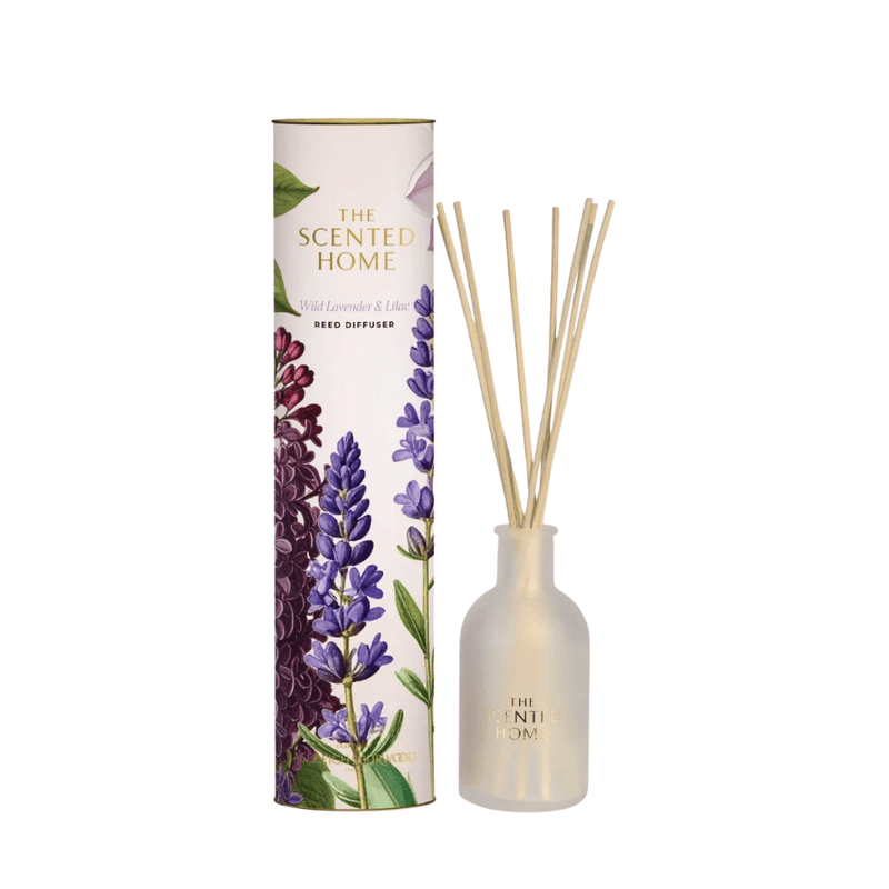 Ashleigh & Burwood The Scented Home Wild Lavender & Lilac Reed Diffuser 150ml with packaging