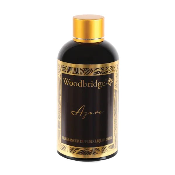 Azure reed diffuser refill with musk and citrus notes, 200ml bottle


