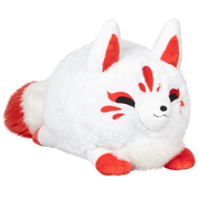 Squishable Baby Kitsune white and red fox plush front view