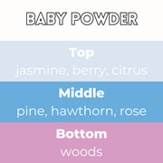 Baby Powder Segment Wax Melt - Something Different Gift Shop