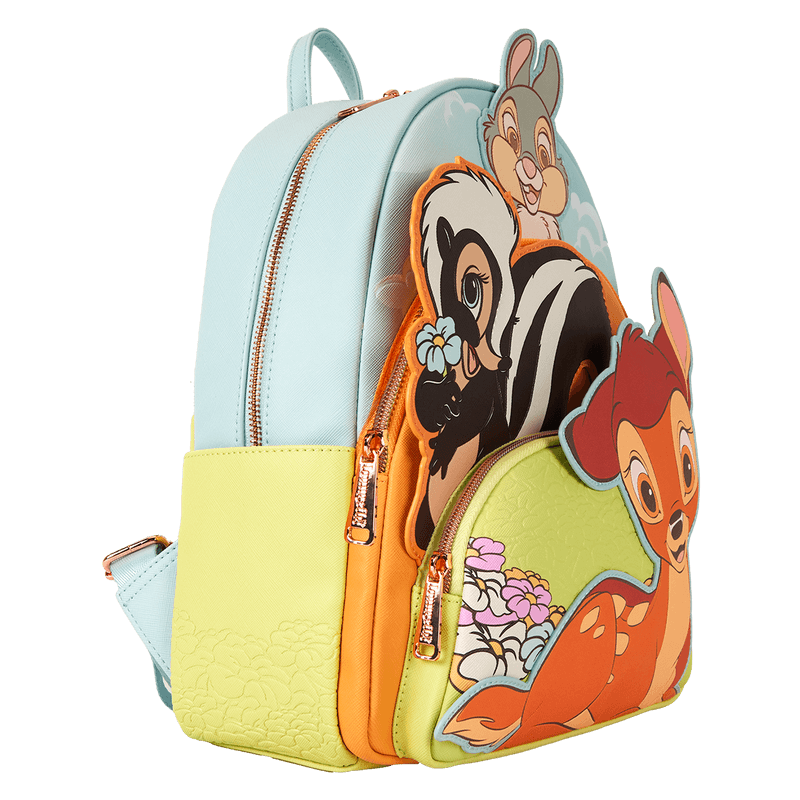 Bambi & Friends Triple Pocket Mini Backpack - Something Different Gift Shop