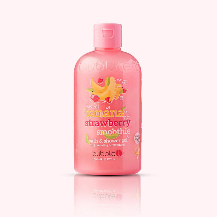 Banana & Strawberry Smoothie Body Wash (500ml) - Something Different Gift Shop