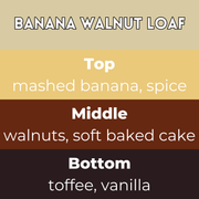 Banana Walnut Loaf Segment Wax Melt - Something Different Gift Shop