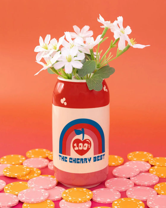 ban.do Lucky Cherry Cream Soda Vase - Something Different Gift Shop
