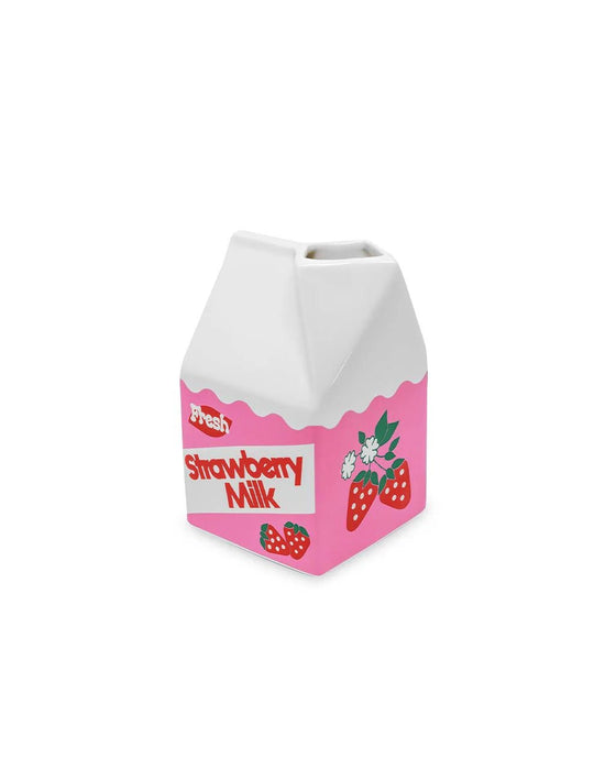 ban.do Strawberry Milk Carton Vase - Something Different Gift Shop