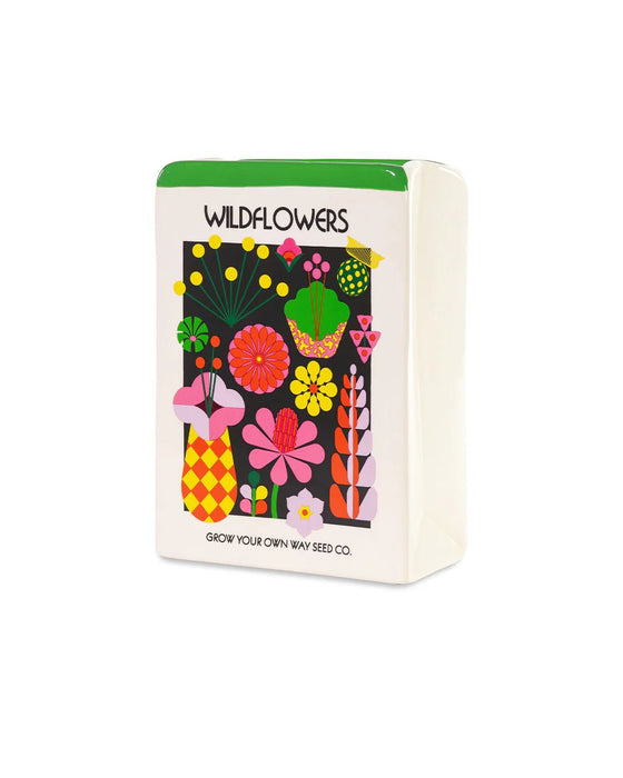ban.do Wildflower Seeds Ceramic Vase - Something Different Gift Shop