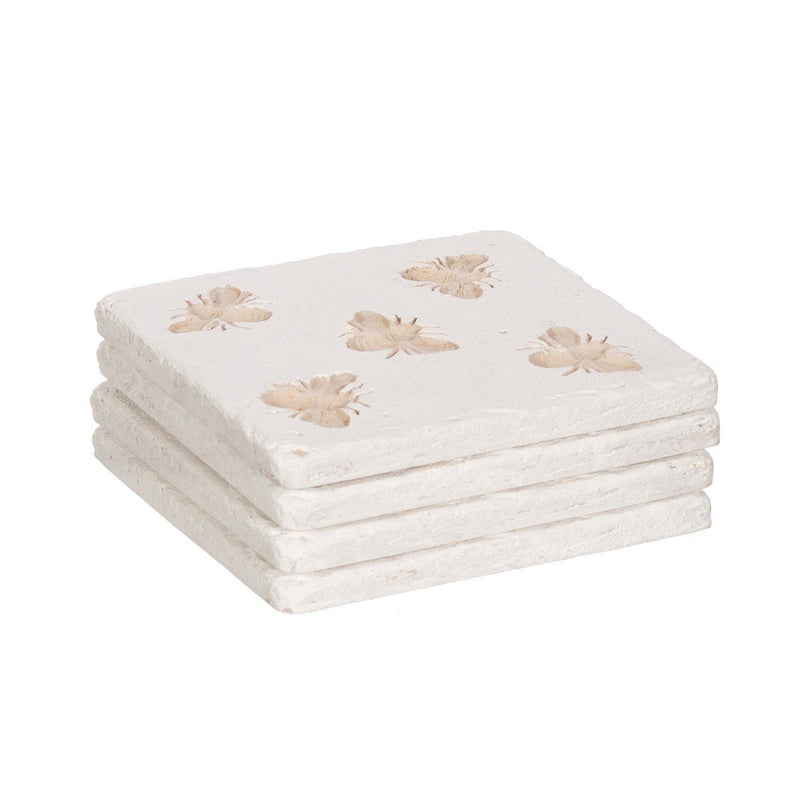 Sass and Belle Bee Imprint Coasters – Set of 4 – Something Different Gift Shop