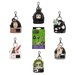 Assortment of Loungefly Beetlejuice mystery mini backpack bag charms with retail box packaging