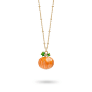 Bill Skinner Hedgehog & Pumpkin Locket Necklace
