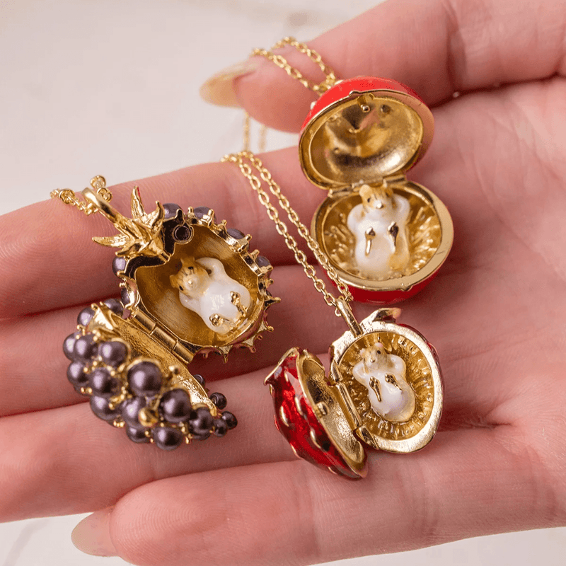 Bill Skinner mouse locket jewellery collection