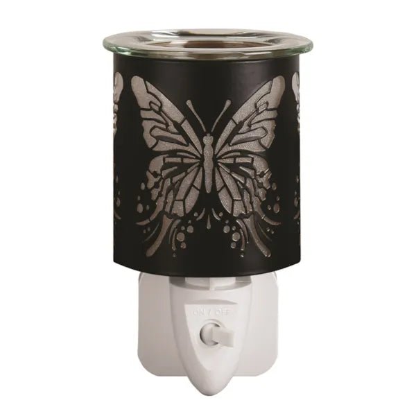 Black Butterfly Plug - In Wax Melt Burner - Something Different Gift Shop