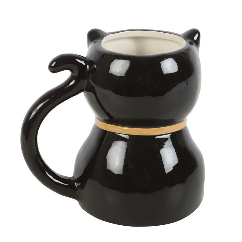 Black Cat Shaped Ceramic Mug - Something Different Gift Shop