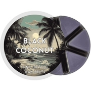 Black Coconut Segment Wax Melt - Something Different Gift Shop