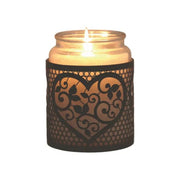 Black Heart Cutout Wax Melt Burner – Metal & Glass - Something Different Gift Shop
