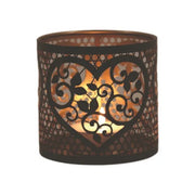 Black Heart Cutout Wax Melt Burner – Metal & Glass - Something Different Gift Shop
