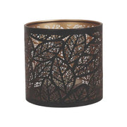 Black Leaf Cut - Out Wax Melt Burner with Glass Dish - Something Different Gift Shop